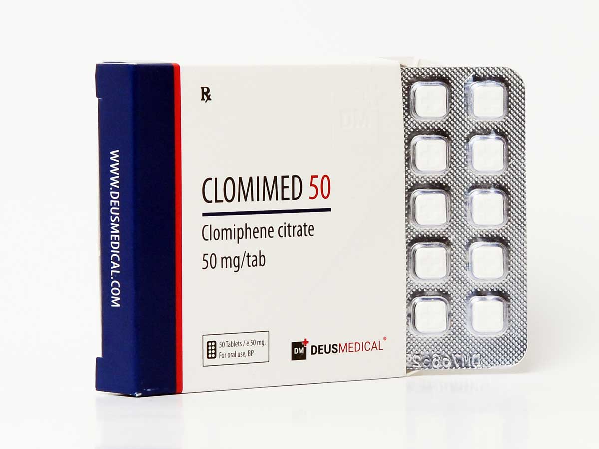 Clomimed 50mg – Citrato de Clomifeno – Deus Medical