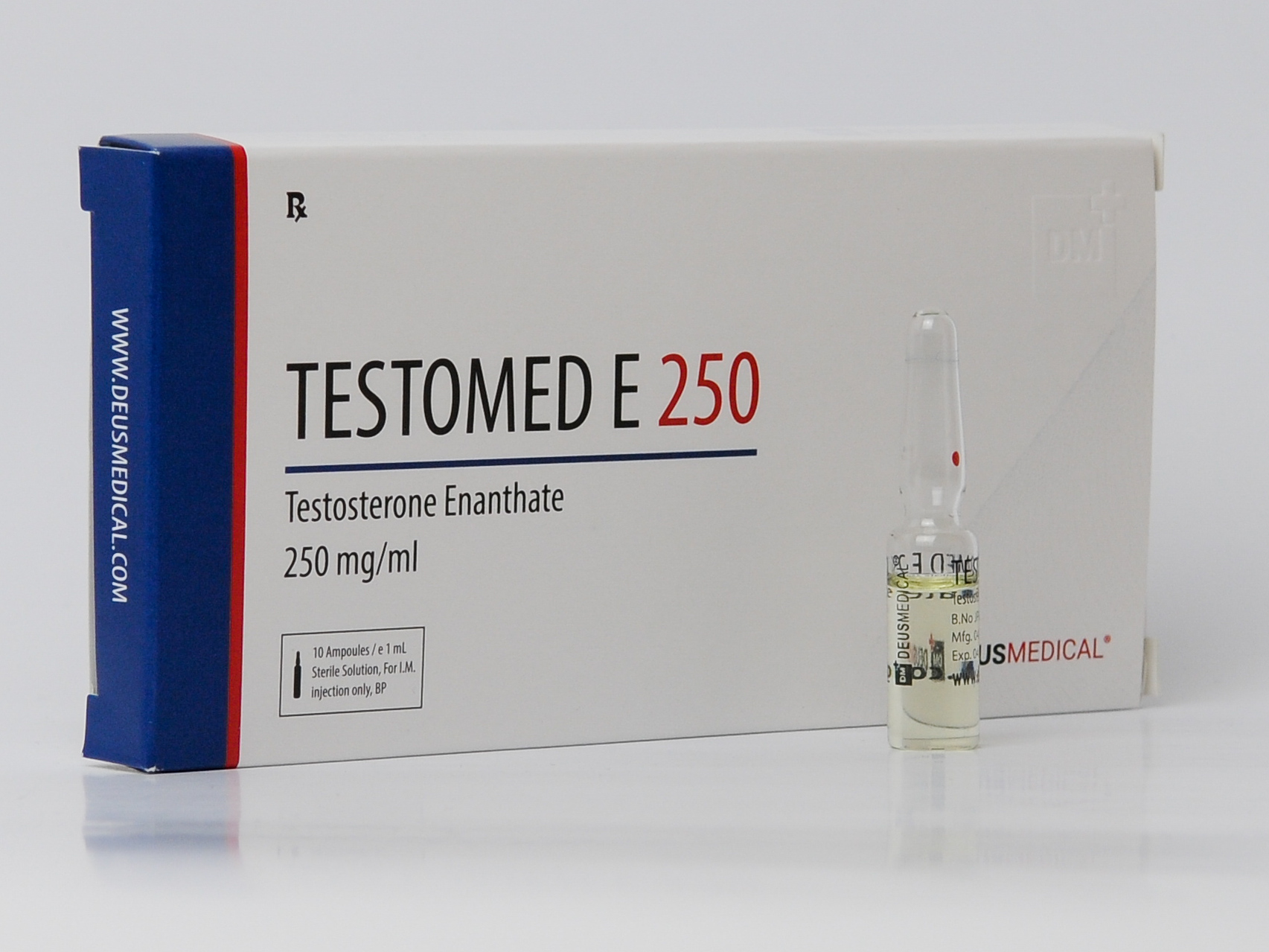Testomed E 250mg – Enantato de Testosterona – Deus Medical - Imagem 3