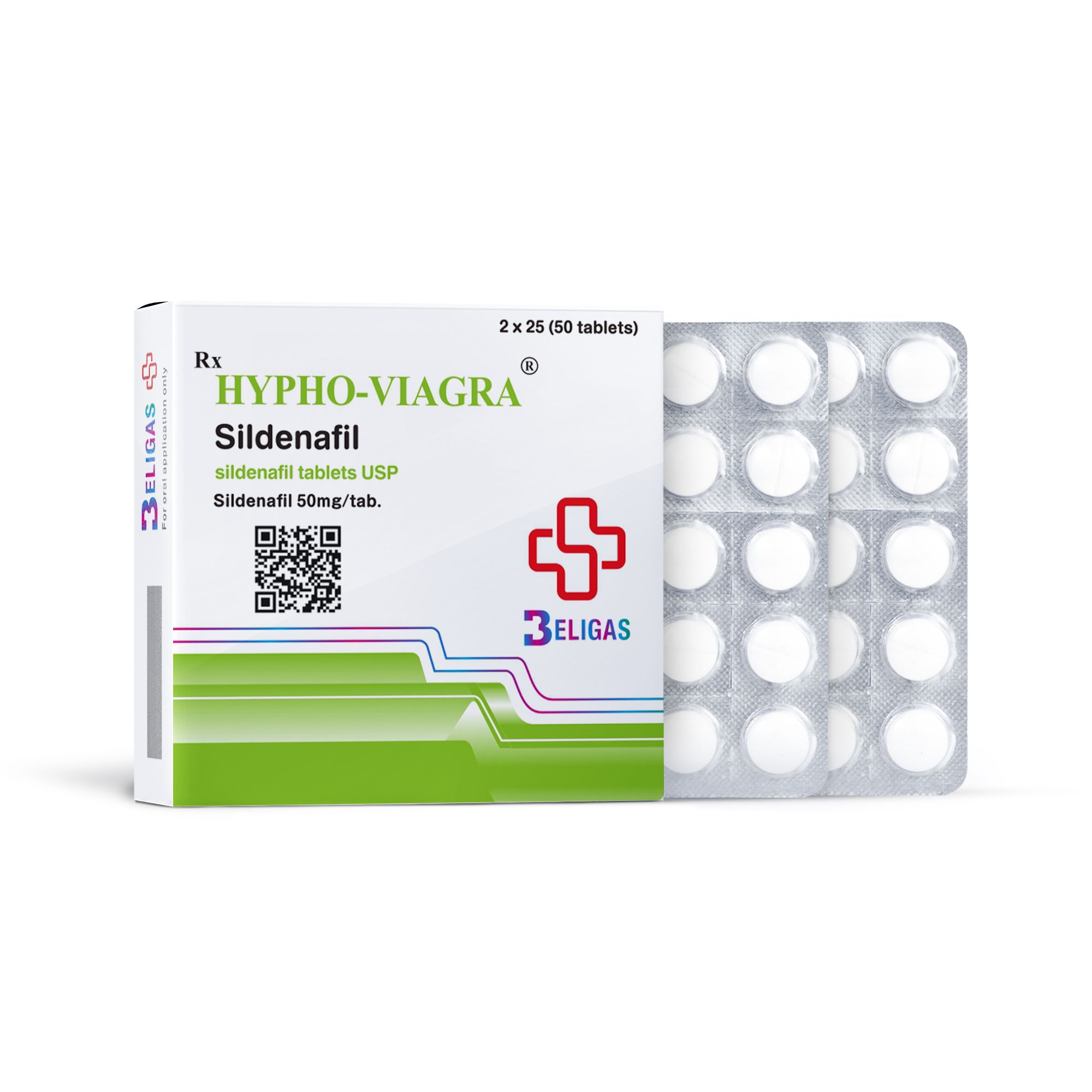 Hypho® - Viagra<p class="fgs">Sildenafil 50mg</p>