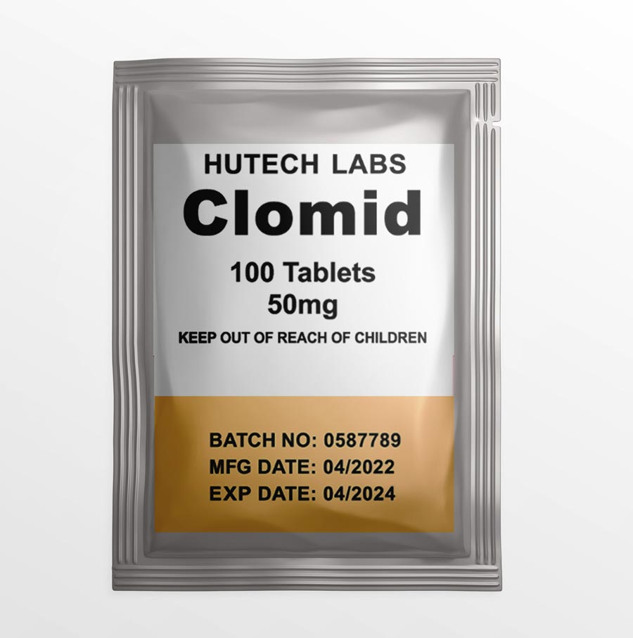 Clomid 50 mg * 100 comprimidos - Hutech Labs