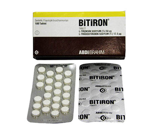 Bitiron (mistura T3 12,5mcg - T4 50mcg)