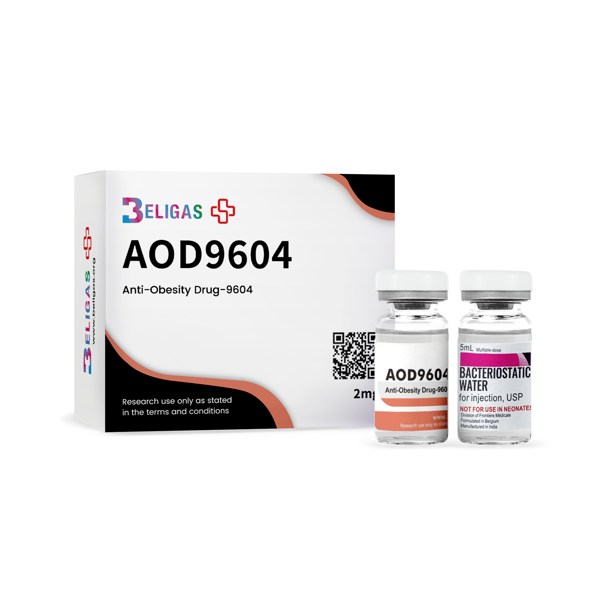 AOD9604 <p class="fgs">Droga Anti-Obesidade-9604 2mg</p>