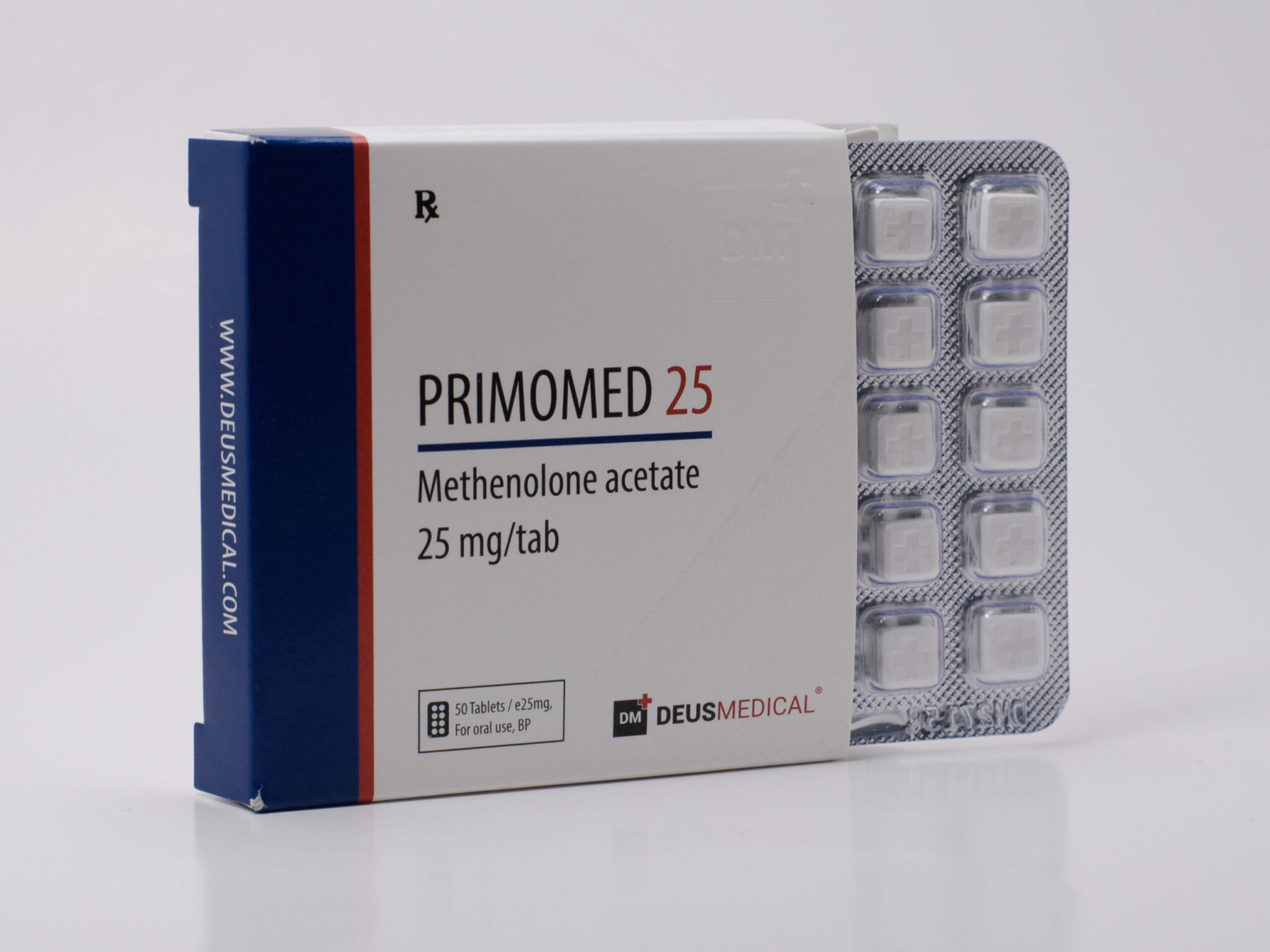 Primomed 25mg - Acetato de Metenolona - Deus Medical - Imagem 2