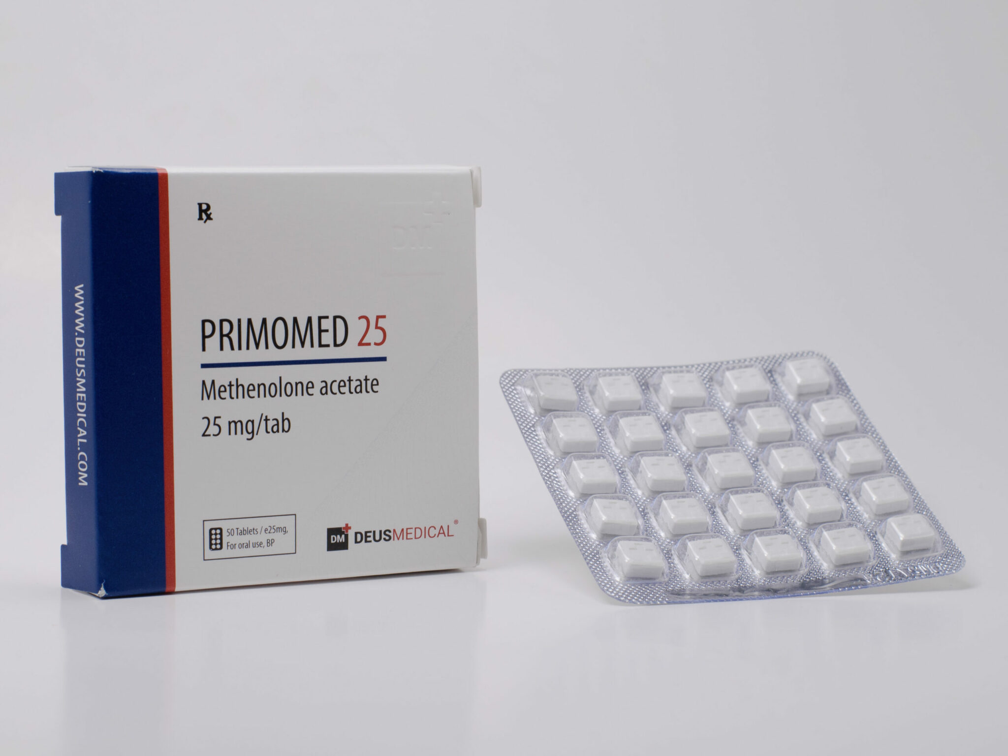 Primomed 25mg - Acetato de Metenolona - Deus Medical - Imagem 3