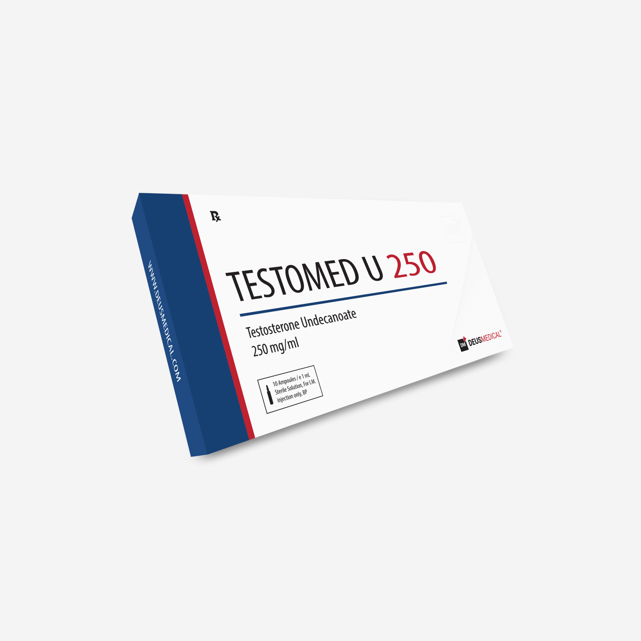 Testomed U 250mg - Undecanoato de testosterona - Deus Medical