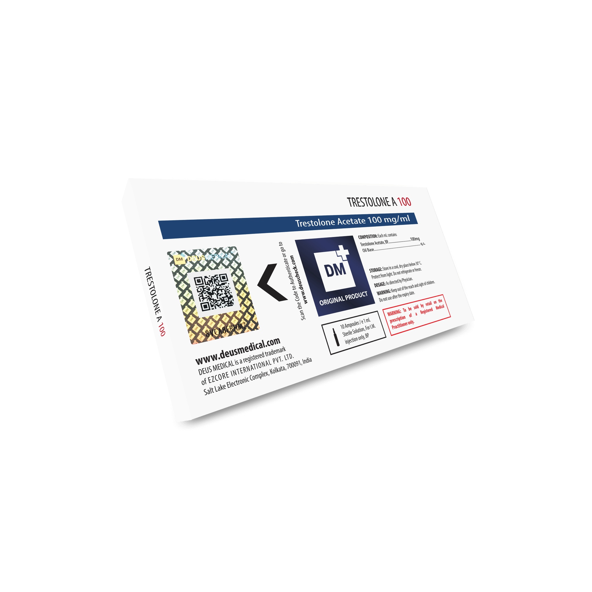 Trestolona A 100mg - Acetato de Trestolona - Deus Medical - Imagem 2