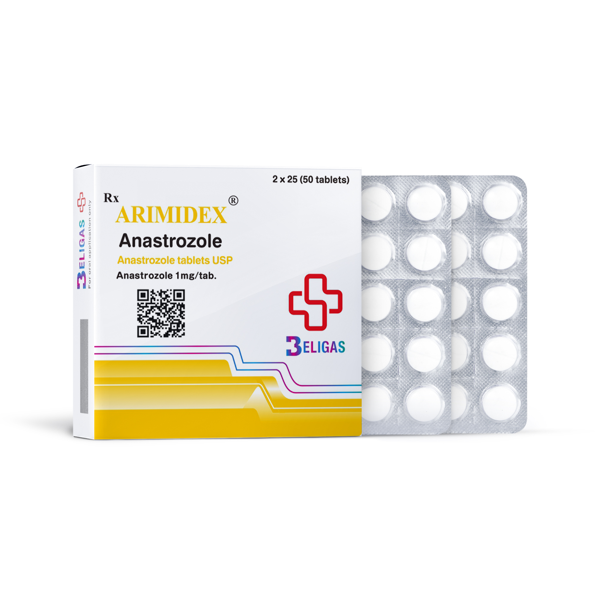 Arimidex® <p class="fgs">Anastrozol 1mg</p>