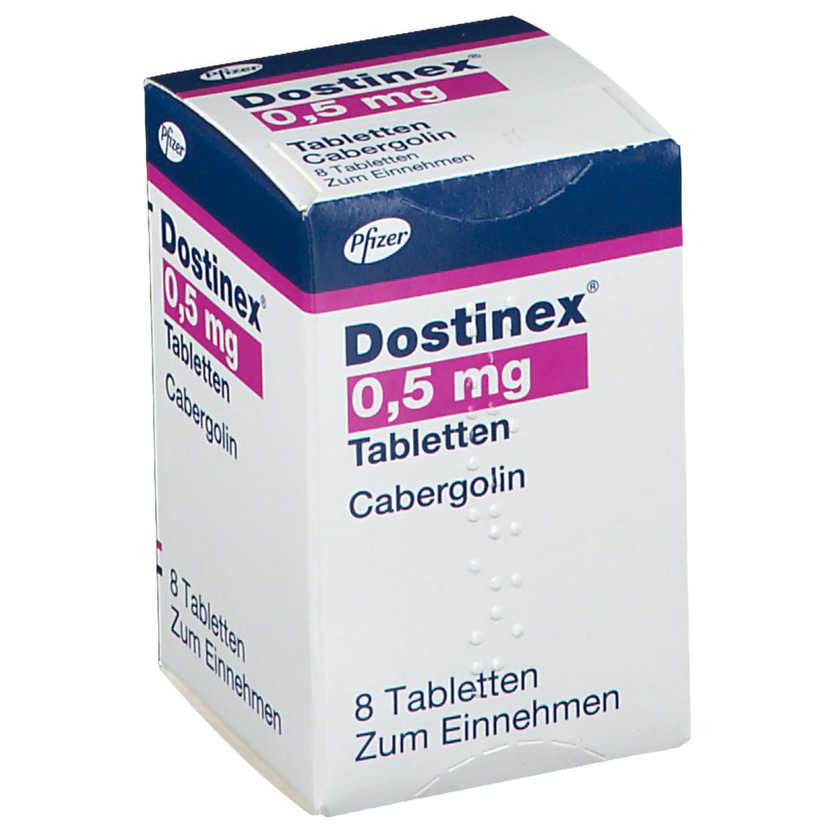 Dostinex 8 comprimidos x 0,5 mg