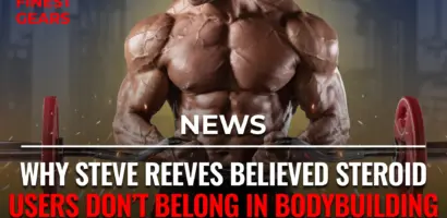 Steve Reeves tomando esteróides