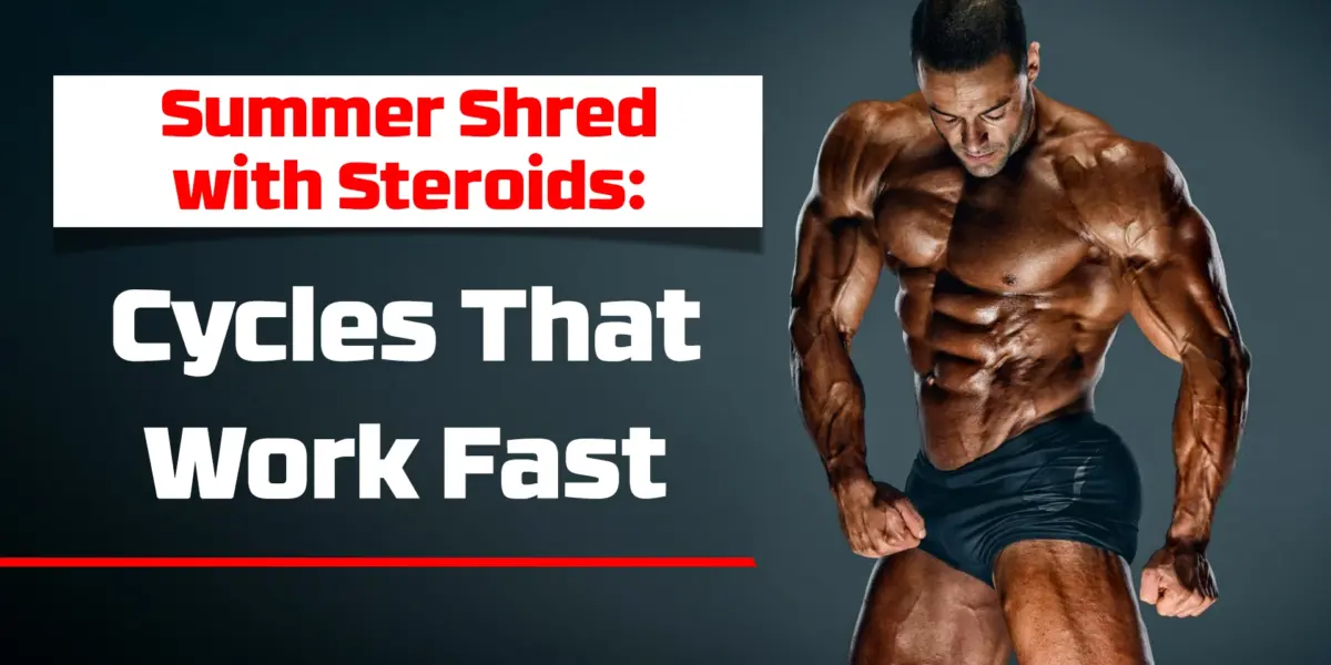 Fisiculturista mostrando físico magro e desfiado após ciclo de corte de esteróides no verão