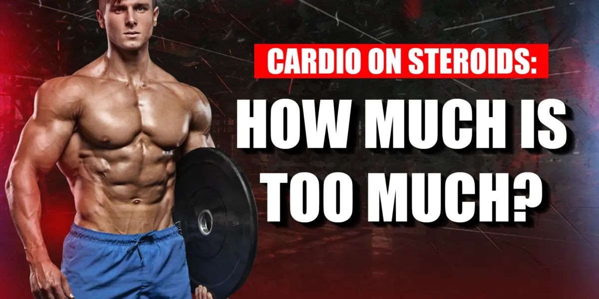 Vlogger explicando limites de cardio seguros ao usar esteróides e treinar na academia