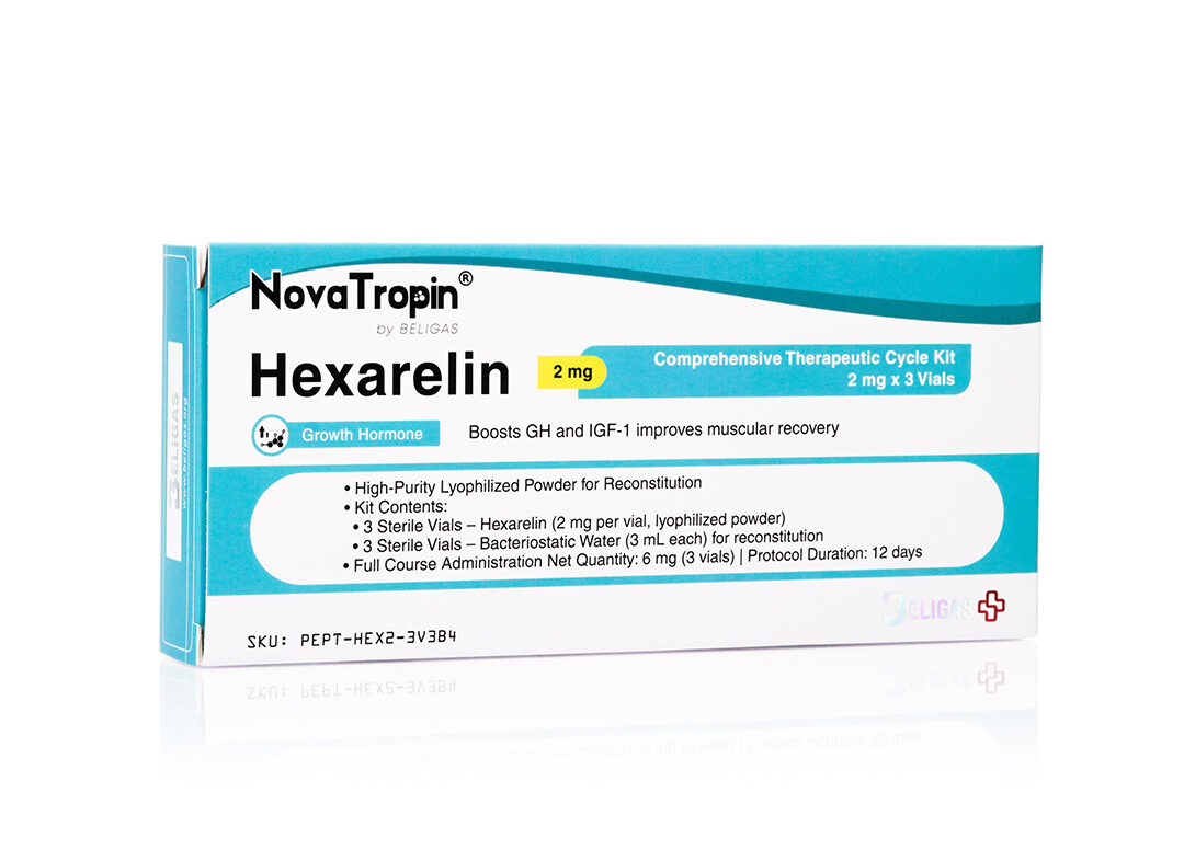 Hexarelina, 2 mg (1 ciclo completo: 6 mg no total)
