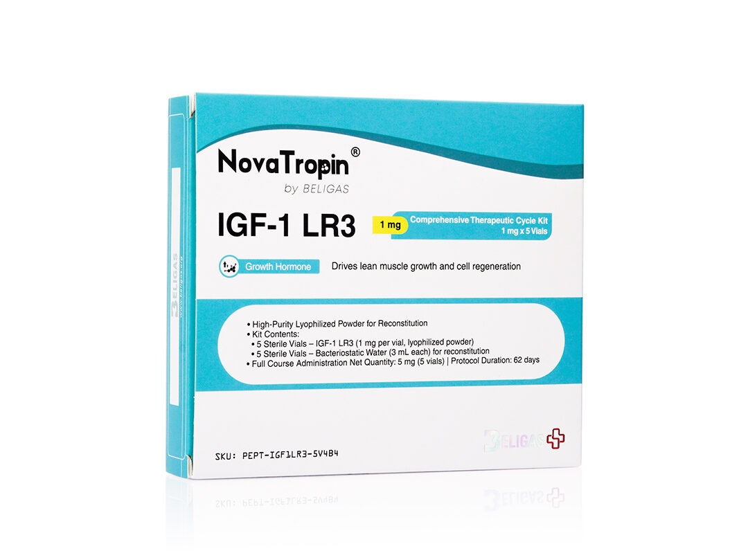 IGF-1 LR3, 1 mg (1 ciclo completo: 5 mg no total)