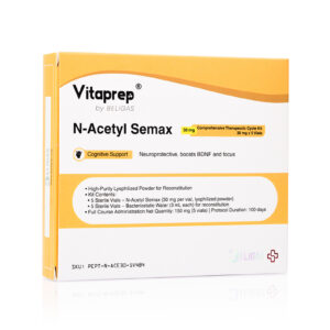 N-Acetil Semax, 30 mg (1 ciclo completo: 150 mg no total)