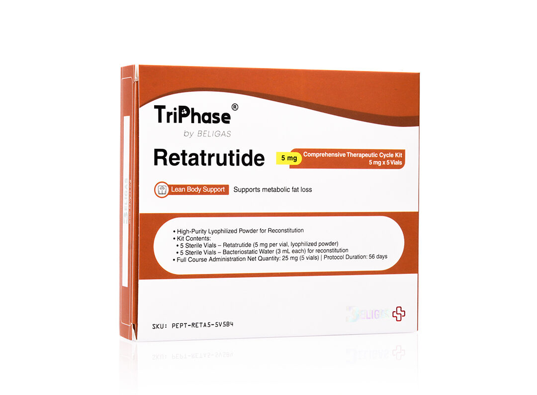 Retatrutida, 5 mg (1 ciclo completo: 25 mg no total)