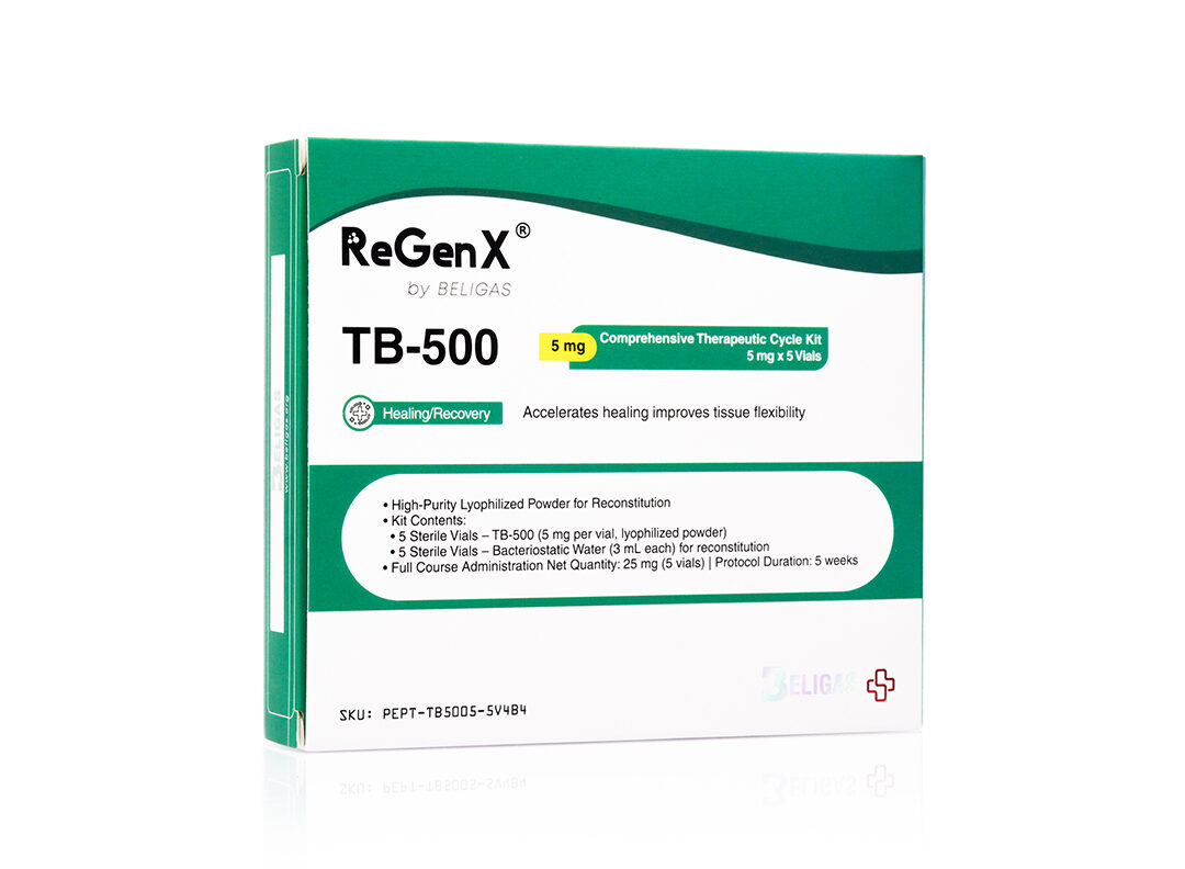 TB-500, 5 mg (1 ciclo completo: 25 mg no total)