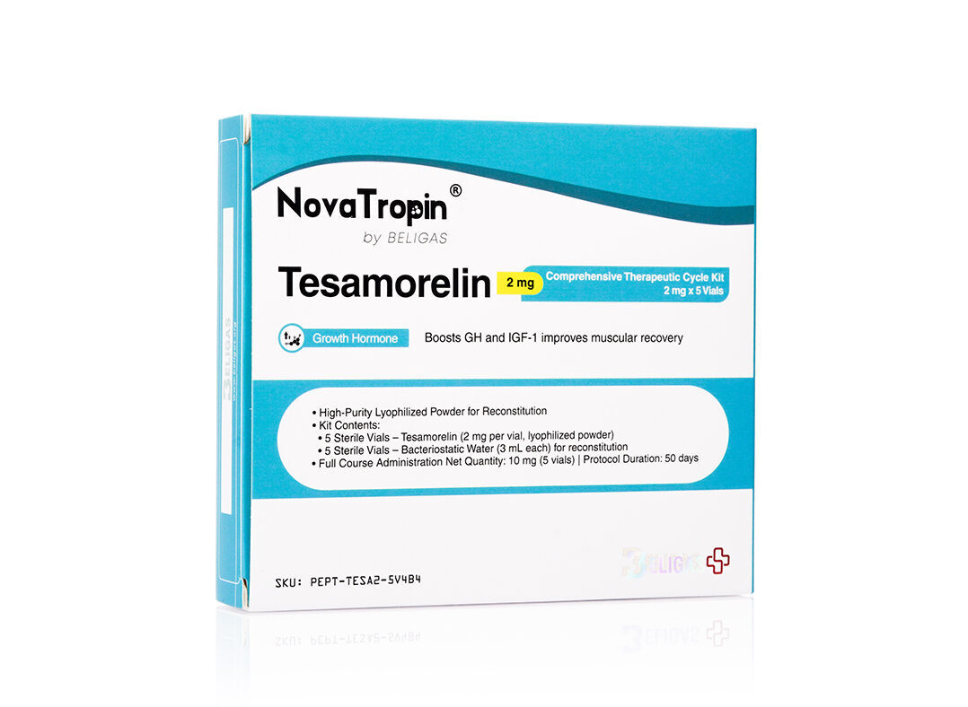 Tesamorelina, 2 mg (1 ciclo completo: 10 mg no total)