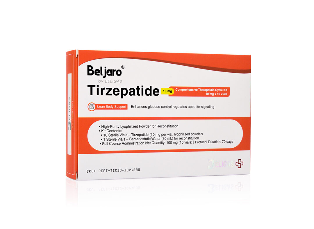 Tirzepatida, 10 mg (1 ciclo completo: 100 mg no total)