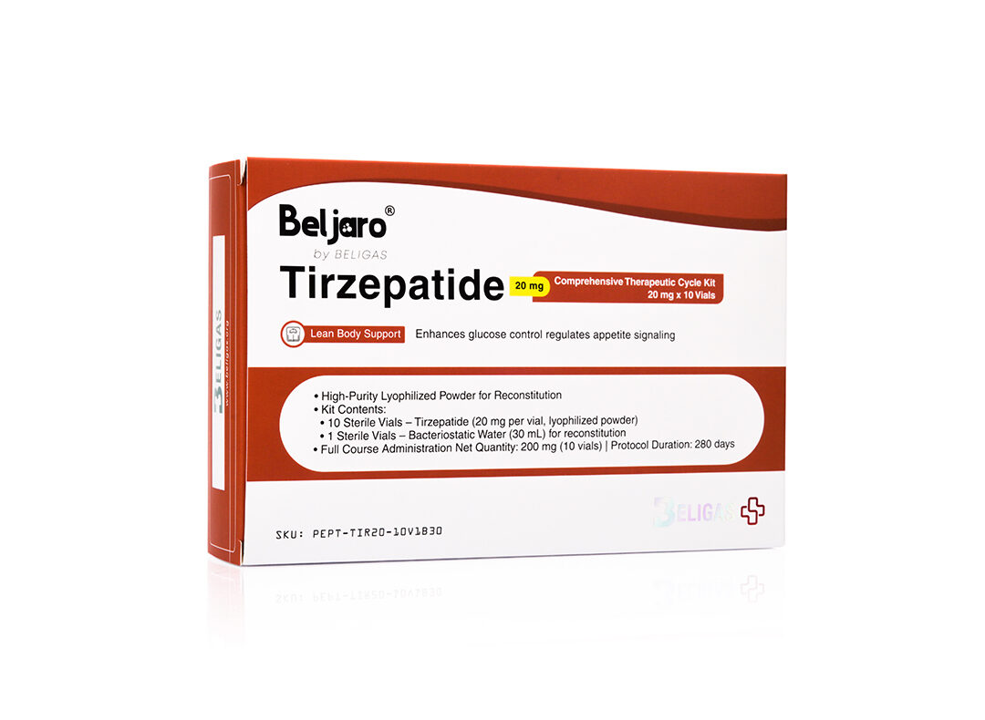 Tirzepatida, 20 mg (1 ciclo completo: 200 mg no total)