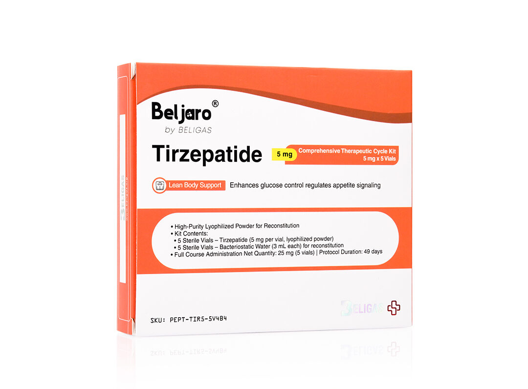 Tirzepatida, 5 mg (1 ciclo completo: 25 mg no total)