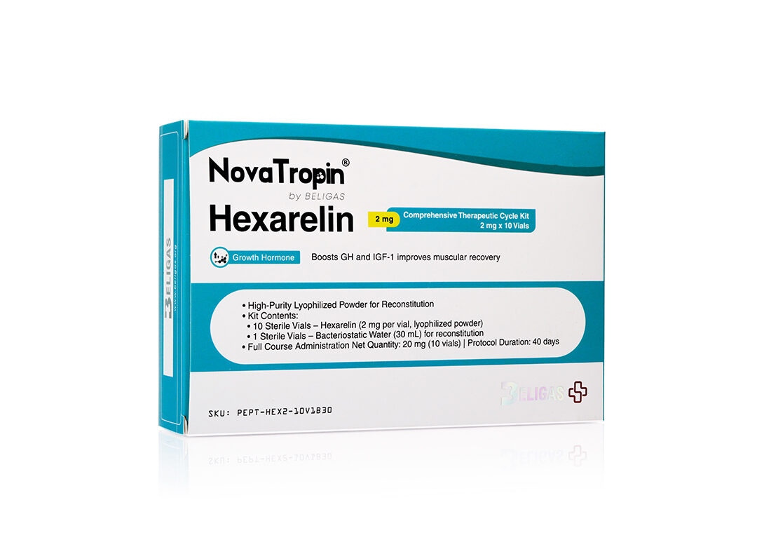 Hexarelina, 2 mg (1 ciclo completo: 20 mg no total)